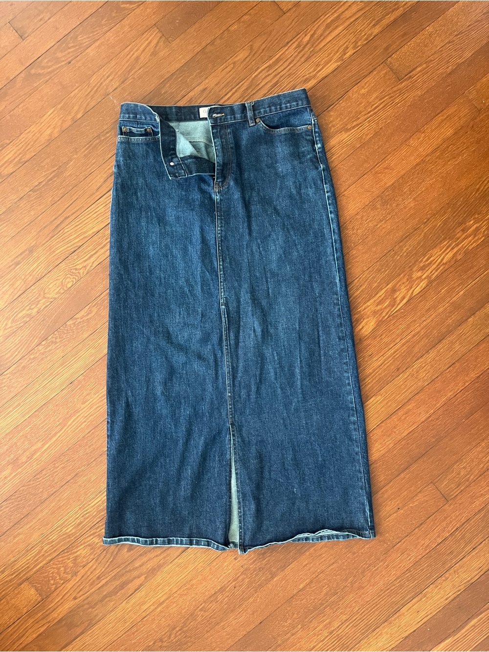 Vintage Gap Indigo Denim maxi skirt